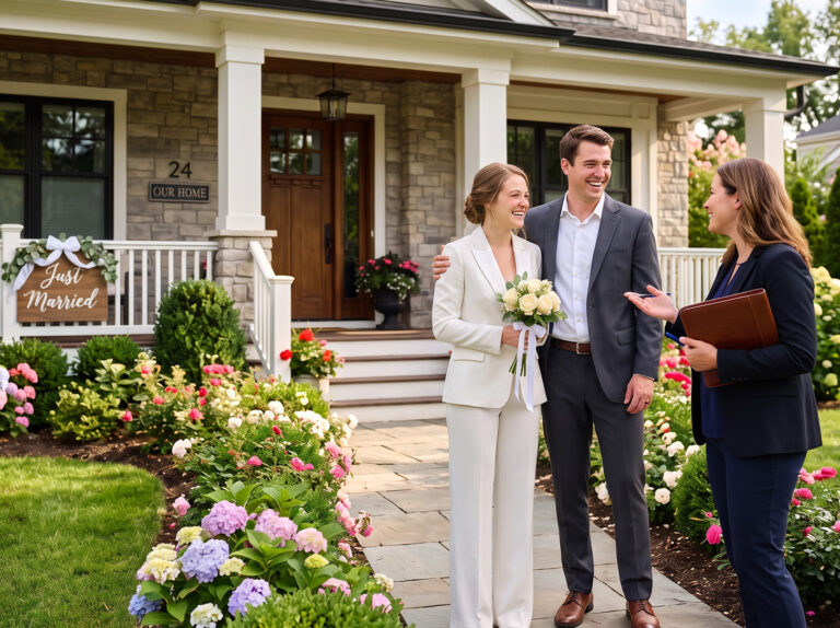 Home financing services vendor at the Buffalo Bridal Show offering mortgage and loan solutions