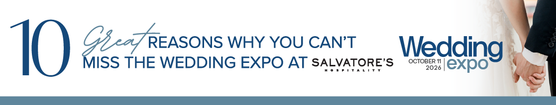 10 Great reasons why you can't miss the Wedding Expo