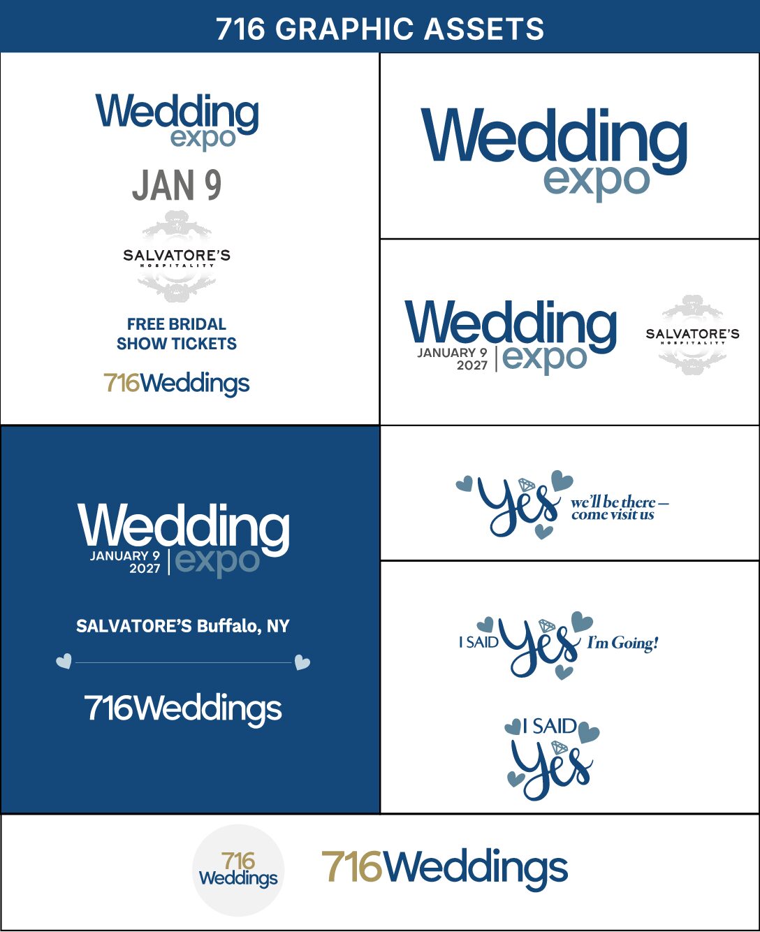 716 Weddings Brand Assets PDF Preview